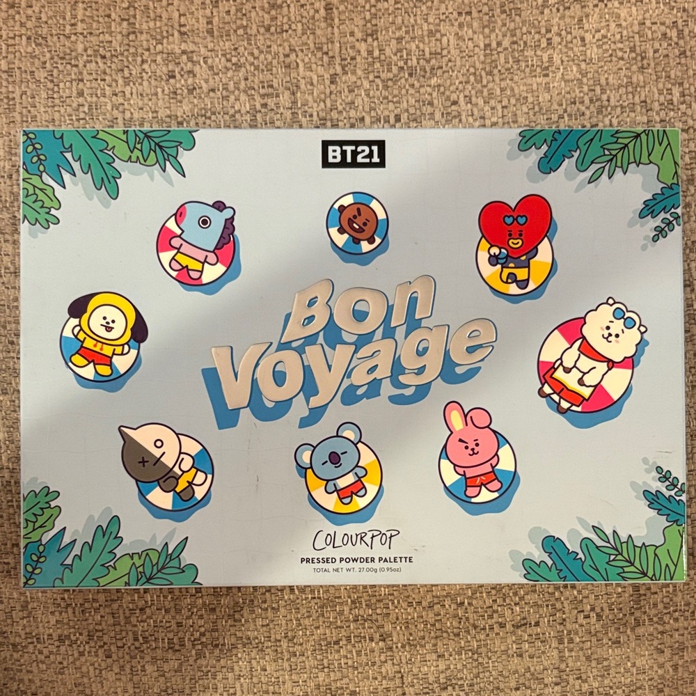 ColourPop BT21 Bon Voyage Eyeshadow Palette